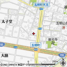 愛知県江南市五明町当光地227周辺の地図