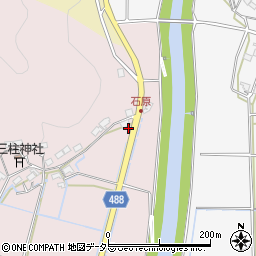 京都府綾部市石原町丁田周辺の地図