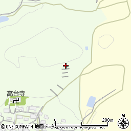 京都府綾部市栗町城山周辺の地図