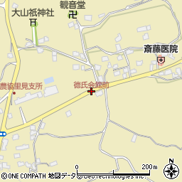 徳氏会館前周辺の地図