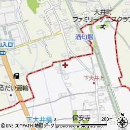 神奈川県小田原市下大井162周辺の地図