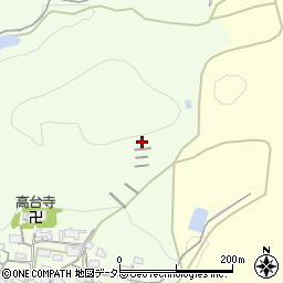 京都府綾部市栗町（城山）周辺の地図