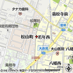 愛知県一宮市大赤見若年西667-5周辺の地図