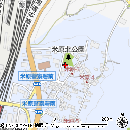 滋賀県米原市米原1128周辺の地図