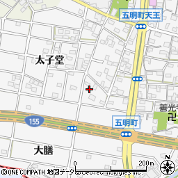 愛知県江南市五明町当光地54周辺の地図