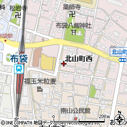愛知県江南市北山町西332周辺の地図