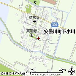 滋賀県高島市安曇川町下小川360周辺の地図