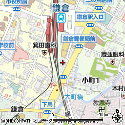天昇 鎌倉周辺の地図