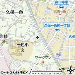 愛知県小牧市久保一色3327-2周辺の地図