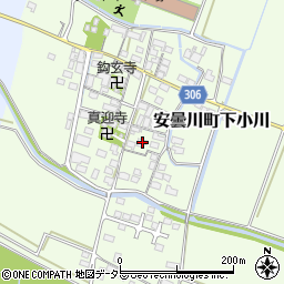 滋賀県高島市安曇川町下小川359周辺の地図