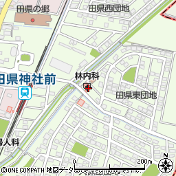 愛知県小牧市久保一色237-3周辺の地図