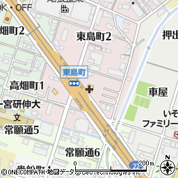 餃子の王将 一宮バイパス店周辺の地図