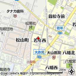 愛知県一宮市大赤見若年西666-2周辺の地図