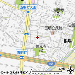 愛知県江南市五明町当光地259周辺の地図