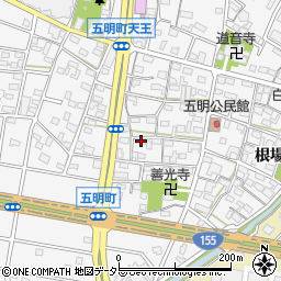 愛知県江南市五明町当光地254周辺の地図