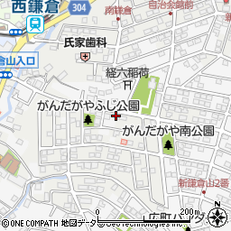神奈川県鎌倉市津1037周辺の地図