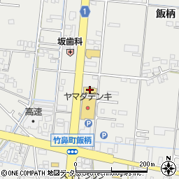 岐阜日産自動車羽島店周辺の地図