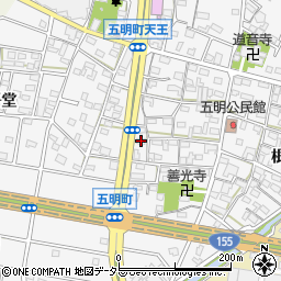 愛知県江南市五明町当光地218周辺の地図