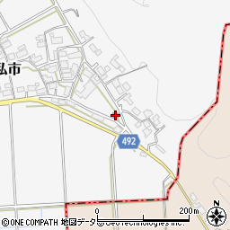 京都府福知山市私市稗田41周辺の地図