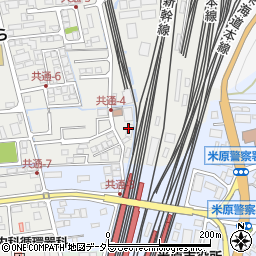 名工建設株式会社　米原軌道事務所周辺の地図