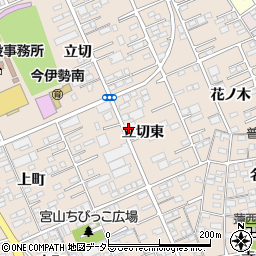 愛知県一宮市今伊勢町本神戸（立切東）周辺の地図