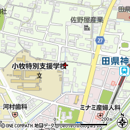 愛知県小牧市久保一色1144周辺の地図