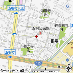 愛知県江南市五明町当光地281周辺の地図