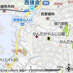 神奈川県鎌倉市津1035周辺の地図