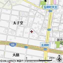 愛知県江南市五明町当光地52周辺の地図