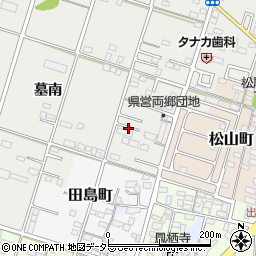 愛知県一宮市古見町周辺の地図
