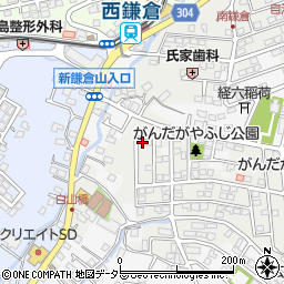 神奈川県鎌倉市津1035-9周辺の地図