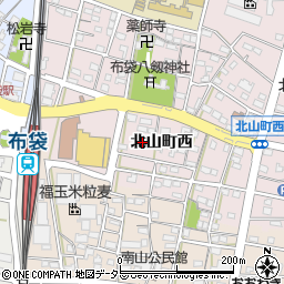 愛知県江南市北山町西336周辺の地図