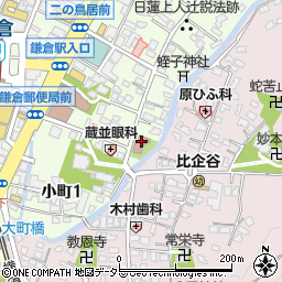 鎌倉婦人子供会館周辺の地図