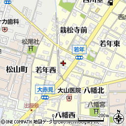 愛知県一宮市大赤見若年西639周辺の地図