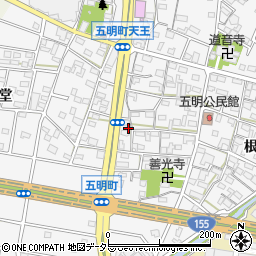 愛知県江南市五明町当光地217周辺の地図