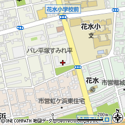パレ平塚すみれ平壱番館周辺の地図