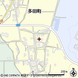 京都府綾部市多田町峠周辺の地図
