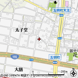愛知県江南市五明町当光地51周辺の地図