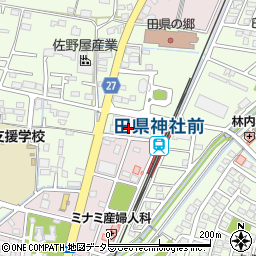 愛知県小牧市久保一色1042-5周辺の地図