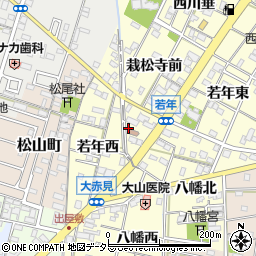愛知県一宮市大赤見若年西645周辺の地図