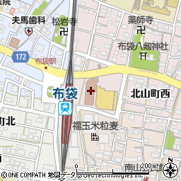 江南市立図書館周辺の地図