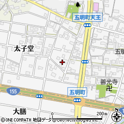 愛知県江南市五明町当光地40周辺の地図