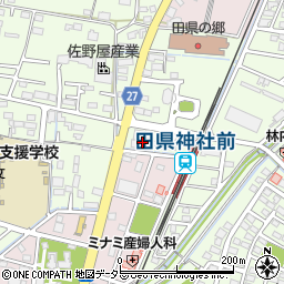 愛知県小牧市久保一色1042周辺の地図