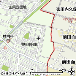 愛知県小牧市久保一色237-68周辺の地図