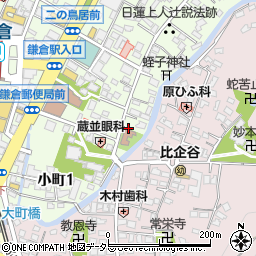 タイムズ鎌倉小町第３駐車場周辺の地図