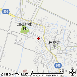 滋賀県高島市安曇川町四津川464周辺の地図