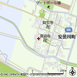 滋賀県高島市安曇川町下小川378周辺の地図