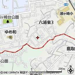 神奈川県横浜市金沢区六浦東3丁目24周辺の地図