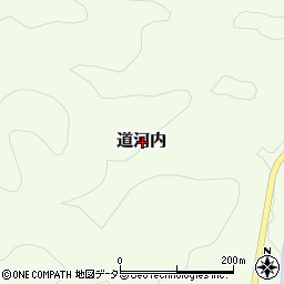鳥取県西伯郡南部町道河内周辺の地図