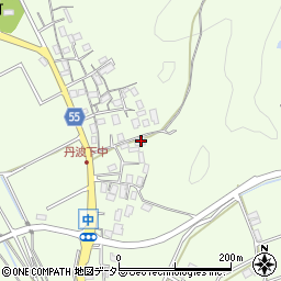 京都府福知山市中2024周辺の地図
